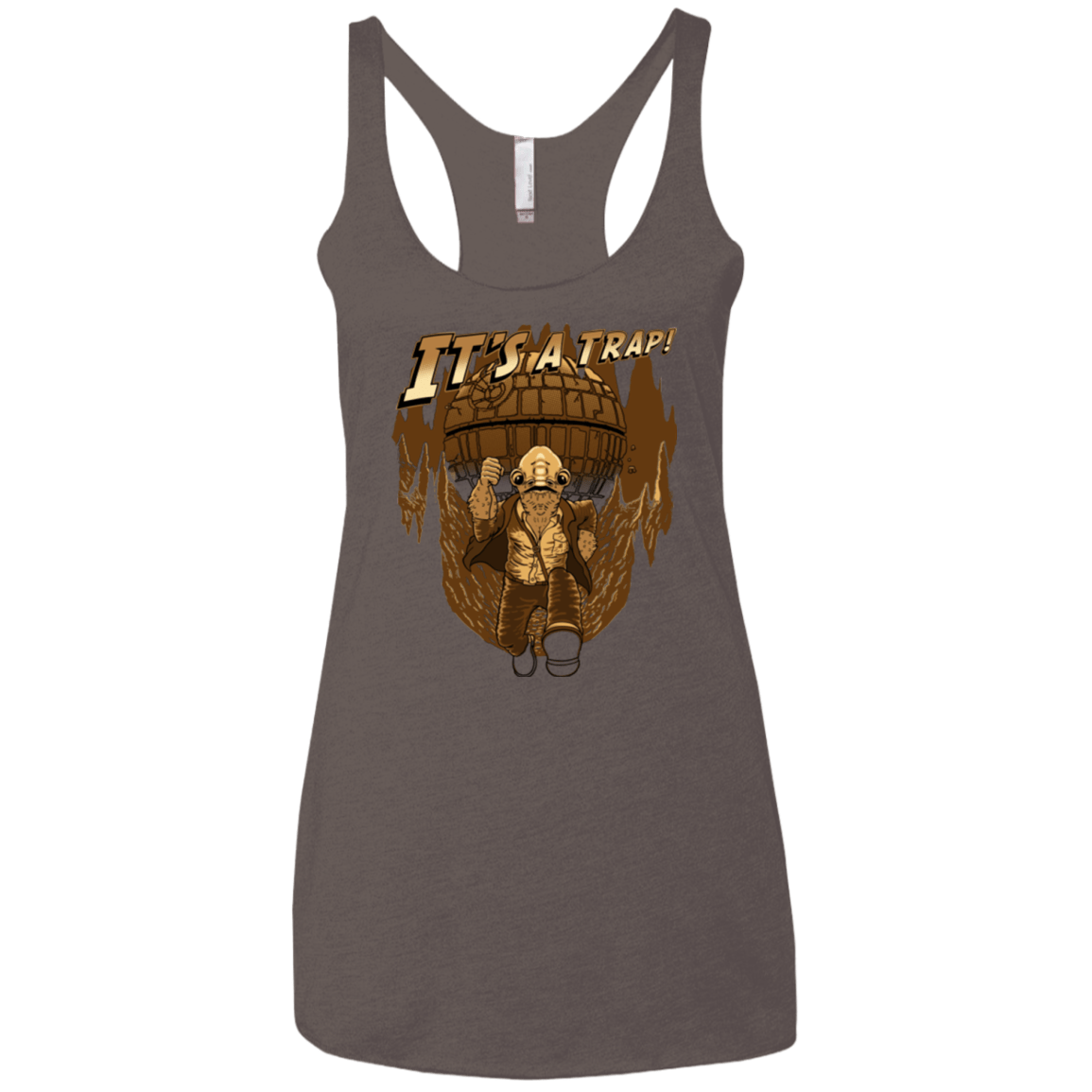 T-Shirts Macchiato / X-Small It's a trap!! Women's Triblend Racerback Tank