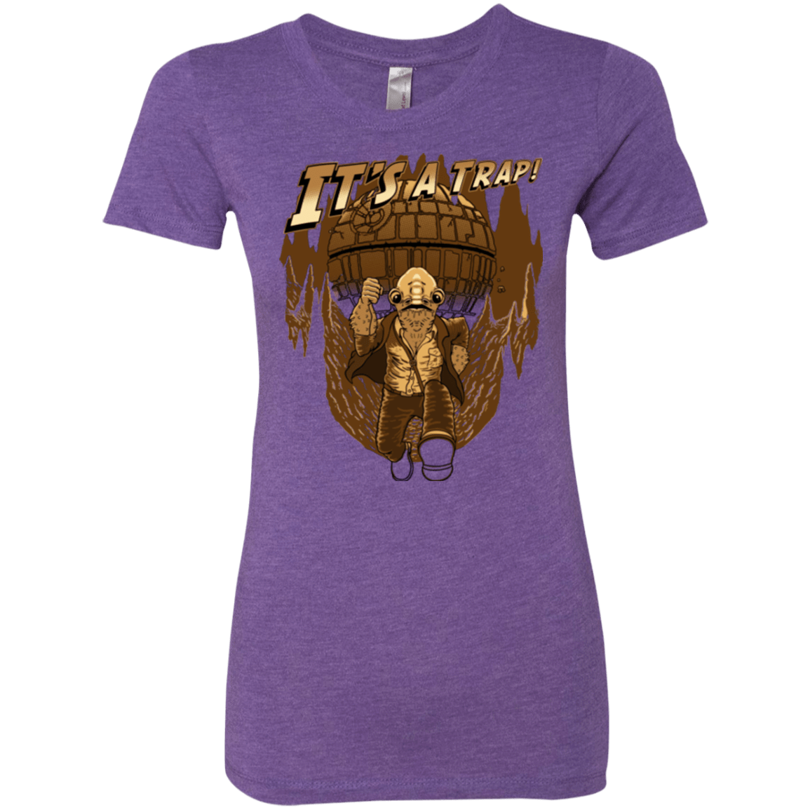 T-Shirts Purple Rush / Small It's a trap!! Women's Triblend T-Shirt