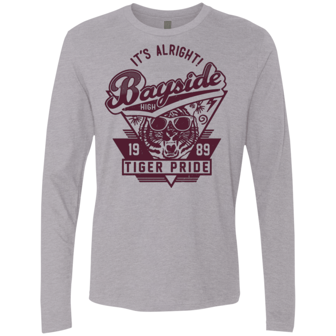 T-Shirts Heather Grey / Small It's Alright Men's Premium Long Sleeve