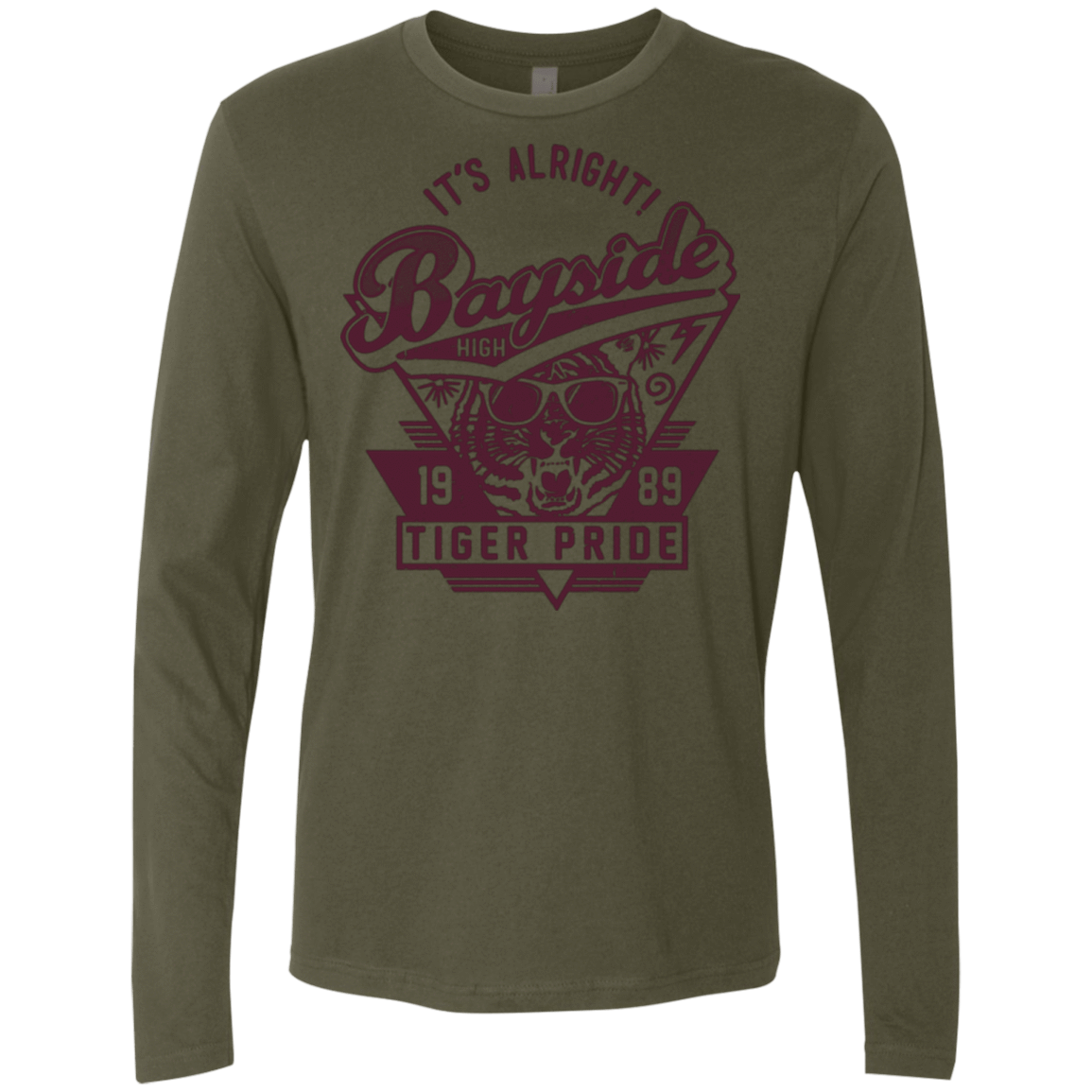 T-Shirts Military Green / Small It's Alright Men's Premium Long Sleeve