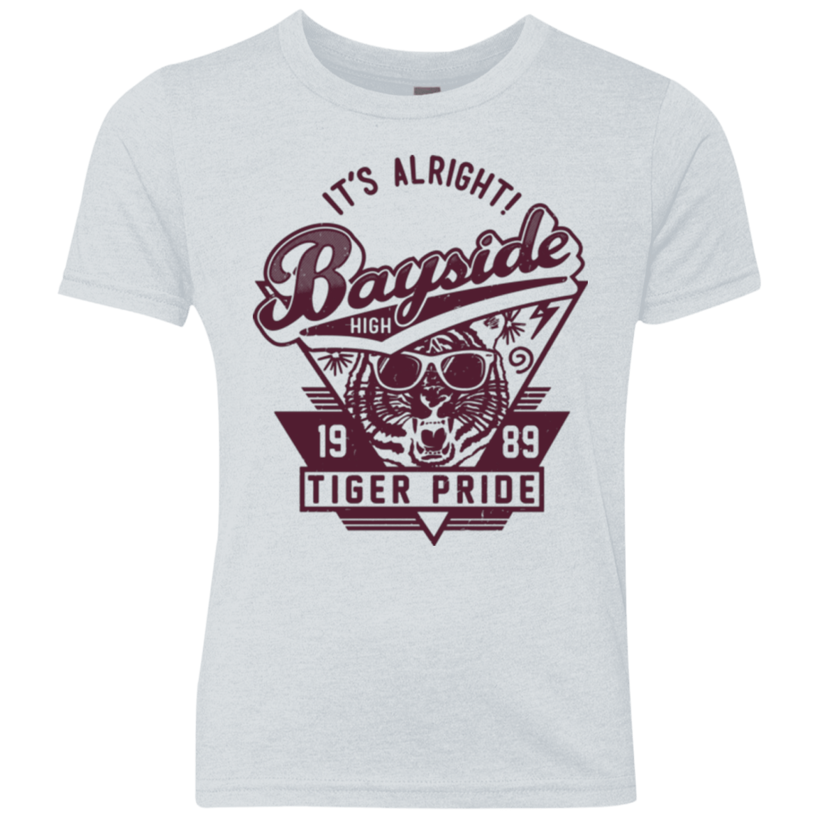 T-Shirts Heather White / YXS It's Alright Youth Triblend T-Shirt