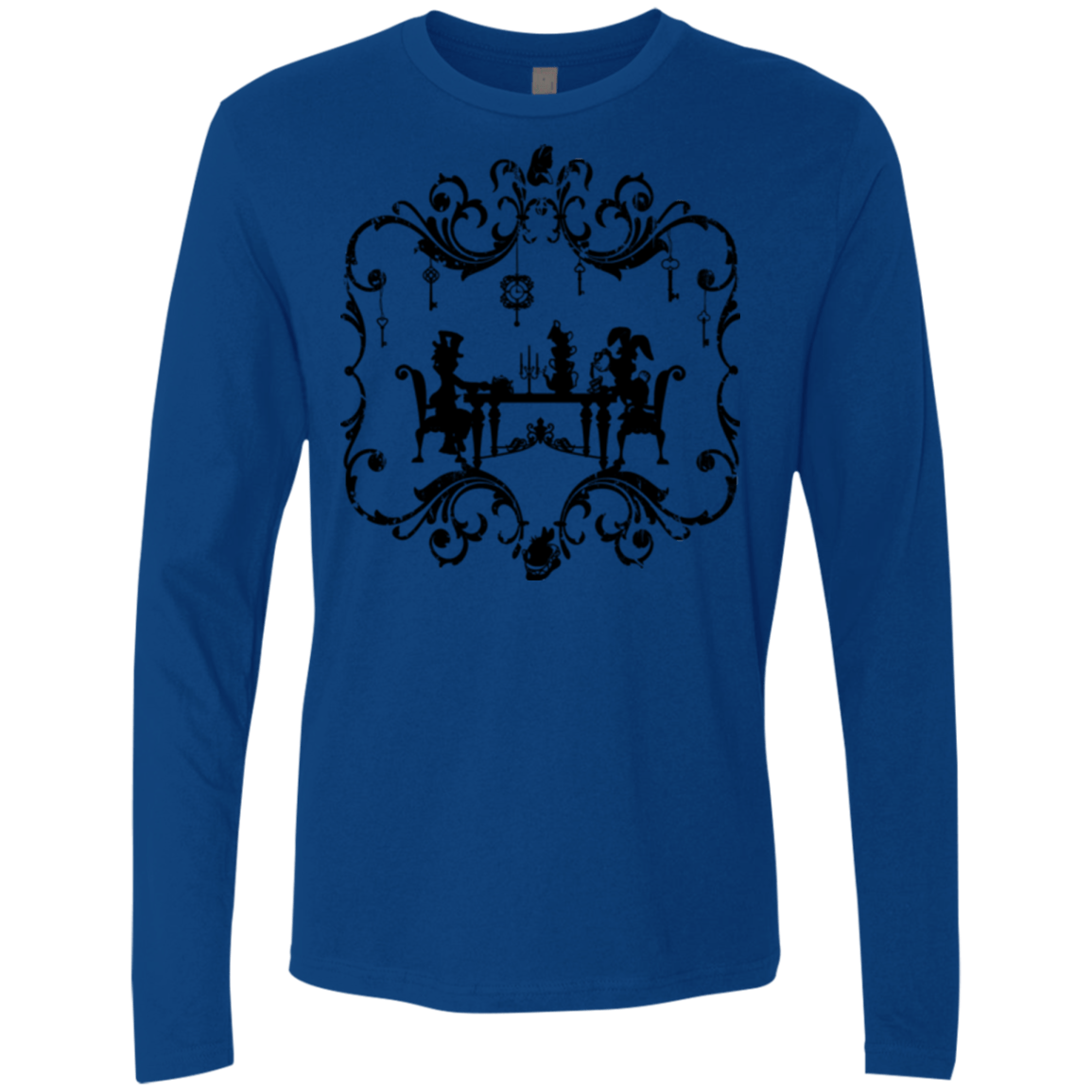 T-Shirts Royal / Small It's Always Tea Time Men's Premium Long Sleeve