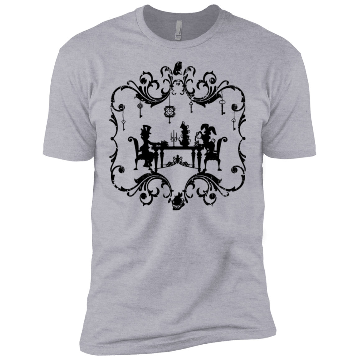 T-Shirts Heather Grey / X-Small It's Always Tea Time Men's Premium T-Shirt
