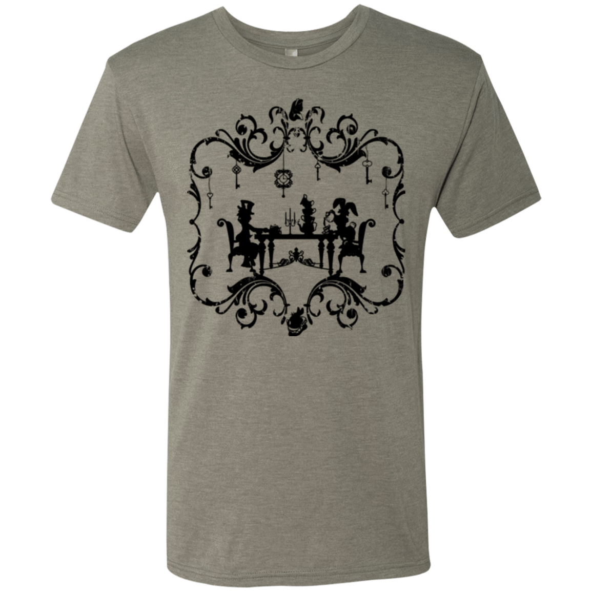 T-Shirts Venetian Grey / Small It's Always Tea Time Men's Triblend T-Shirt