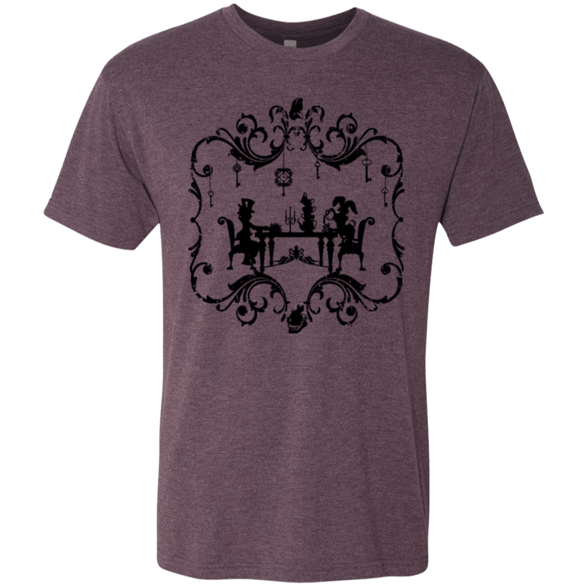 T-Shirts Vintage Purple / Small It's Always Tea Time Men's Triblend T-Shirt
