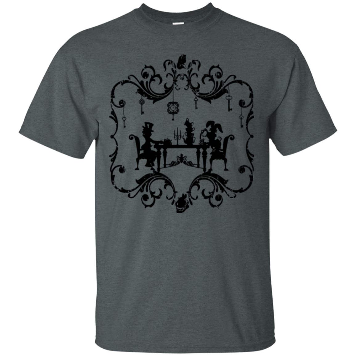 T-Shirts Dark Heather / Small It's Always Tea Time T-Shirt