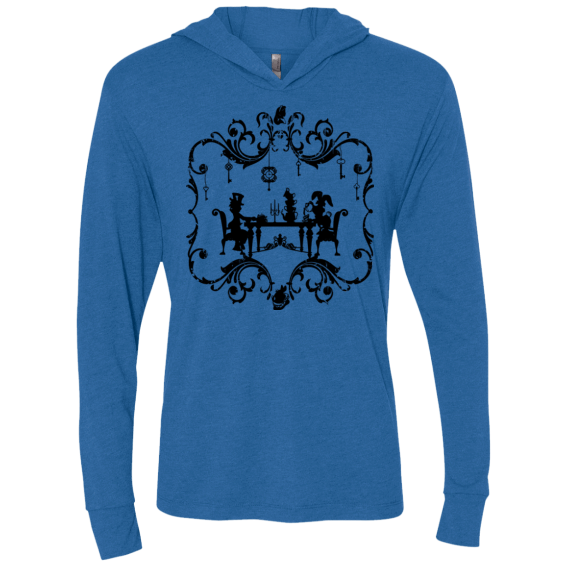 T-Shirts Vintage Royal / X-Small It's Always Tea Time Triblend Long Sleeve Hoodie Tee