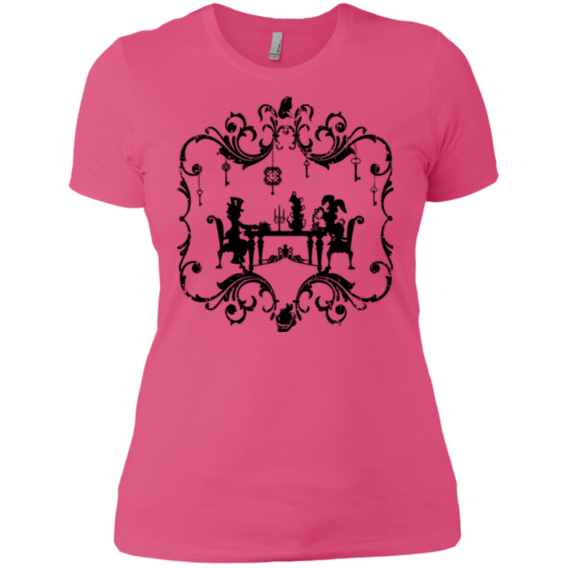 T-Shirts Hot Pink / X-Small It's Always Tea Time Women's Premium T-Shirt