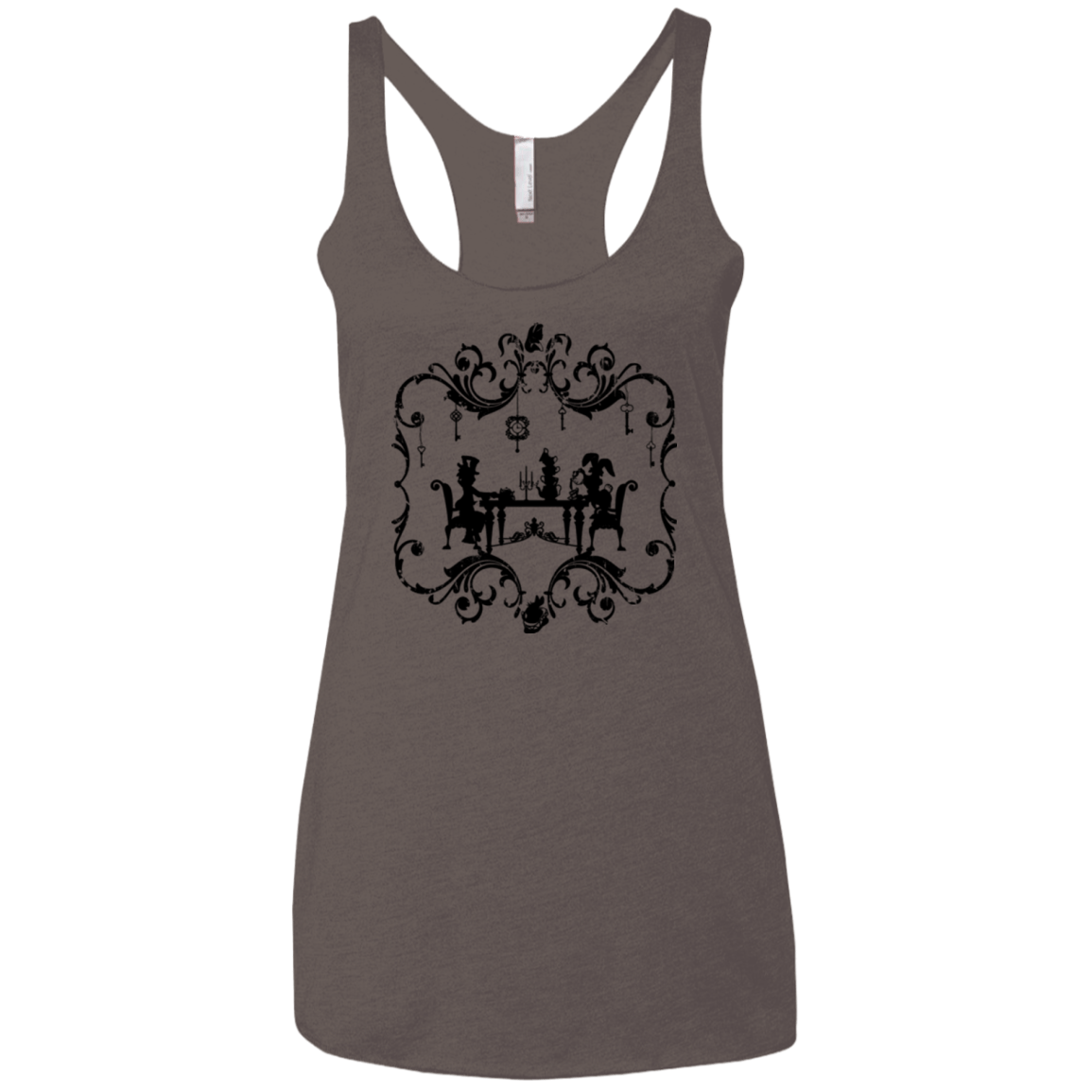 T-Shirts Macchiato / X-Small It's Always Tea Time Women's Triblend Racerback Tank