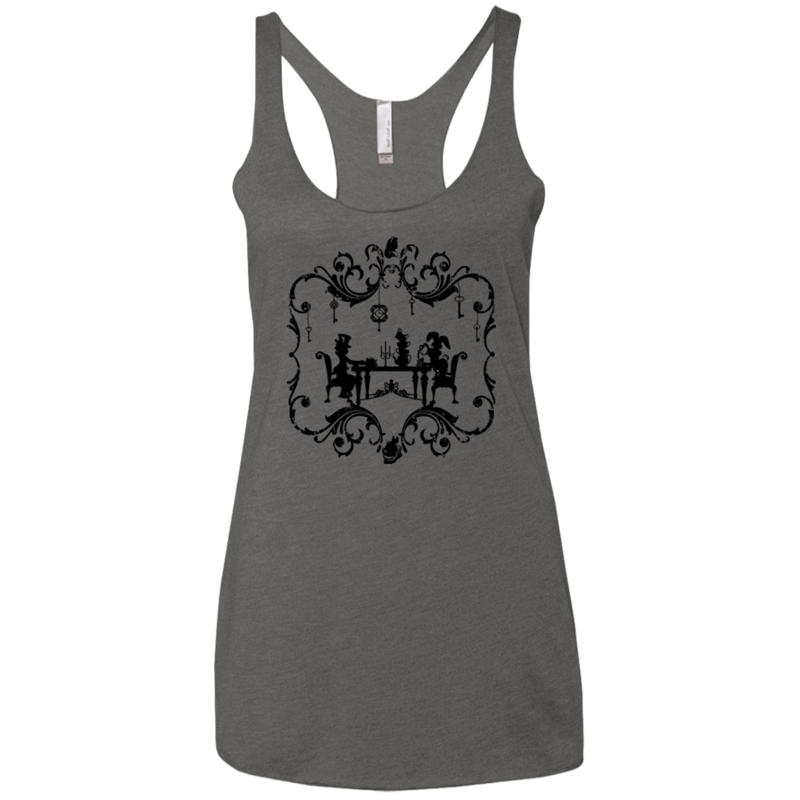 T-Shirts Premium Heather / X-Small It's Always Tea Time Women's Triblend Racerback Tank