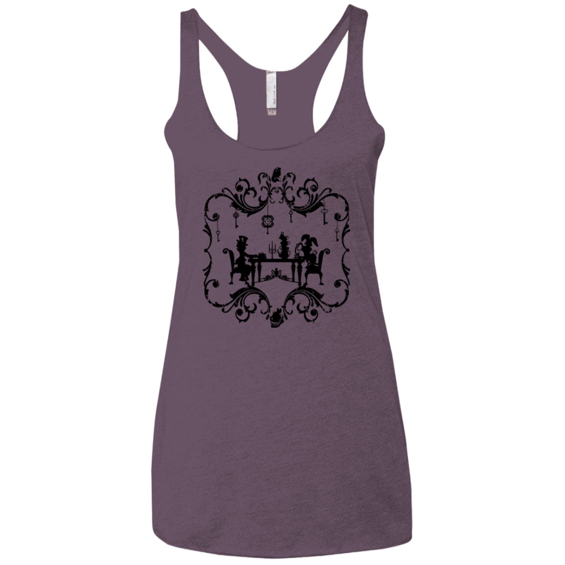 T-Shirts Vintage Purple / X-Small It's Always Tea Time Women's Triblend Racerback Tank