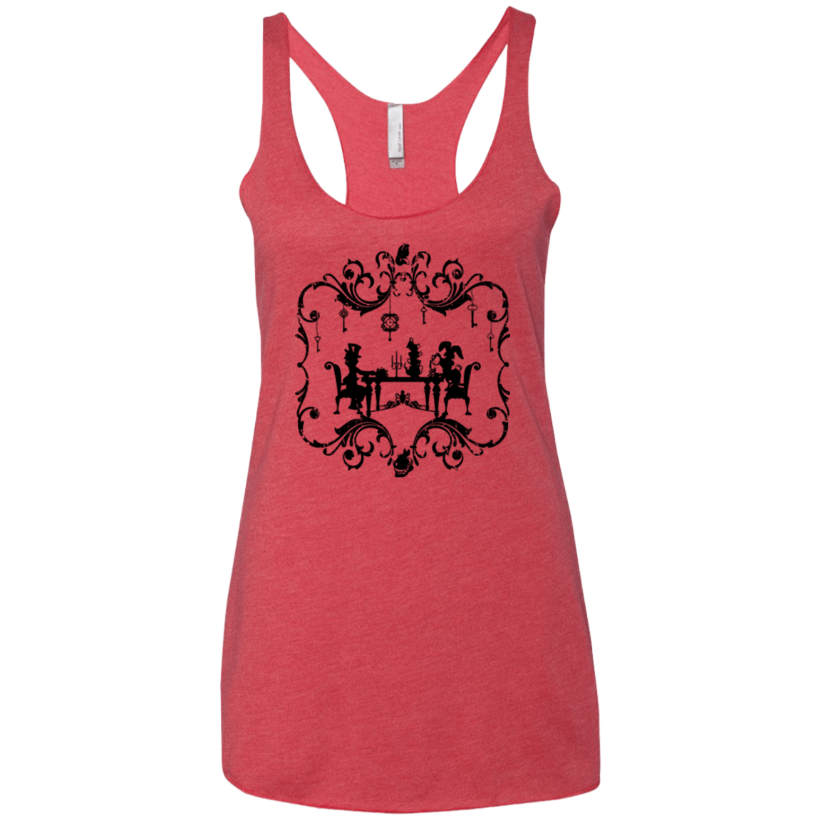 T-Shirts Vintage Red / X-Small It's Always Tea Time Women's Triblend Racerback Tank