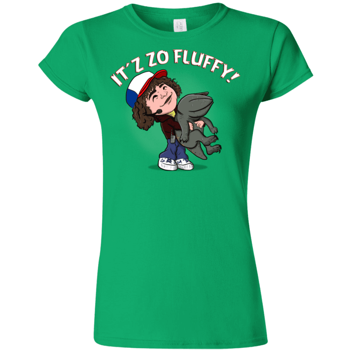 T-Shirts Irish Green / S It´z Zo Fluffy Junior Slimmer-Fit T-Shirt
