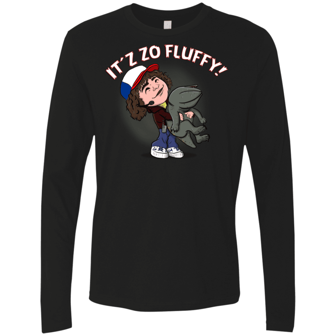 T-Shirts Black / S It´z Zo Fluffy Men's Premium Long Sleeve