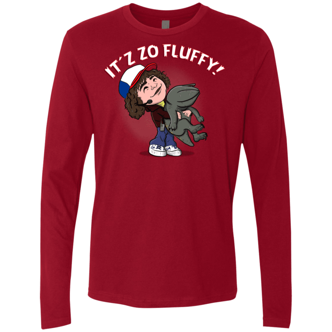 T-Shirts Cardinal / S It´z Zo Fluffy Men's Premium Long Sleeve