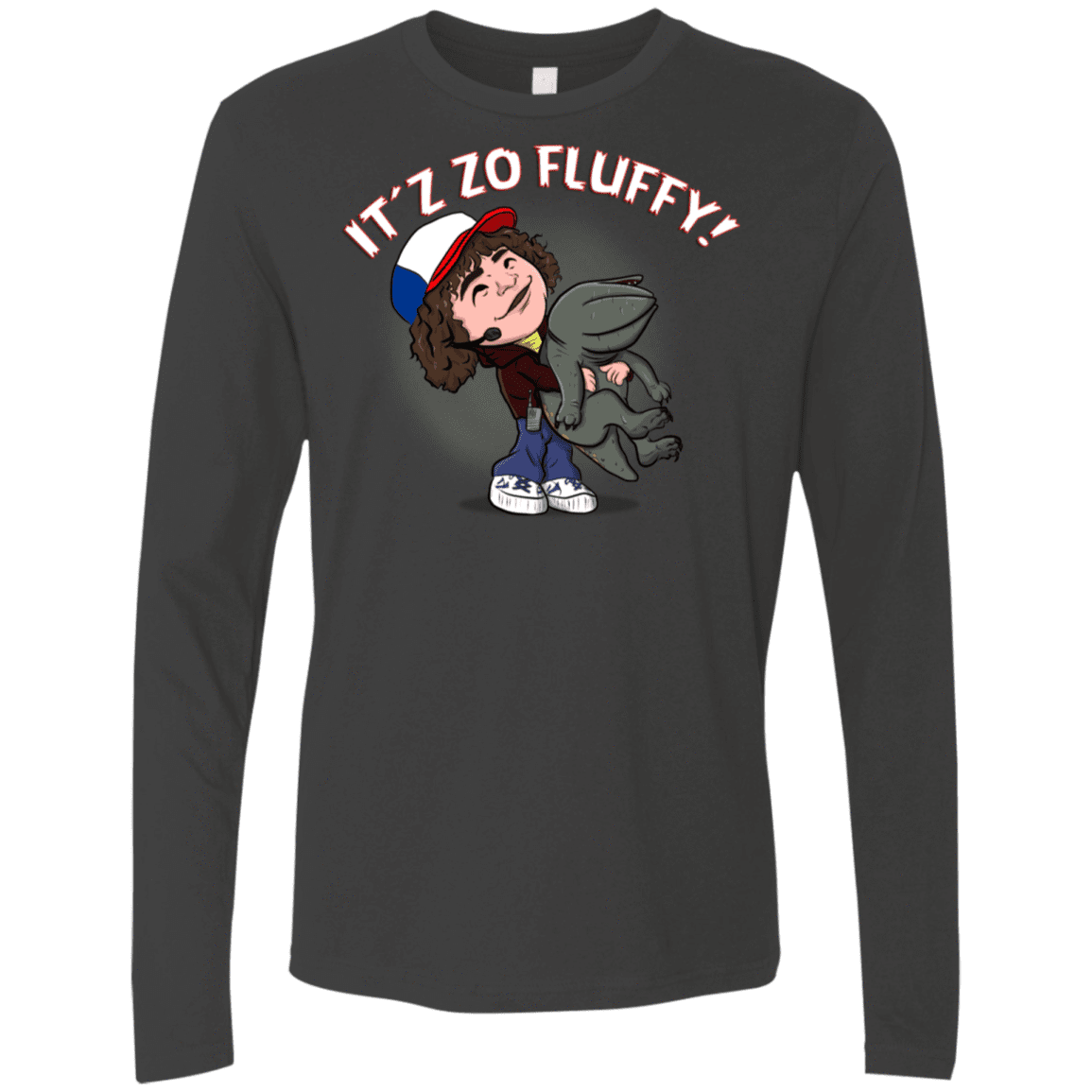 T-Shirts Heavy Metal / S It´z Zo Fluffy Men's Premium Long Sleeve