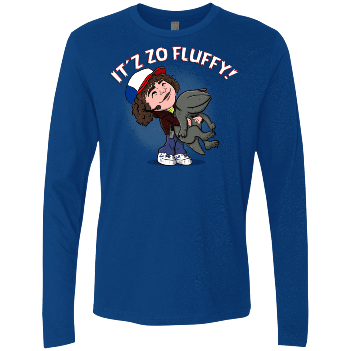T-Shirts Royal / S It´z Zo Fluffy Men's Premium Long Sleeve
