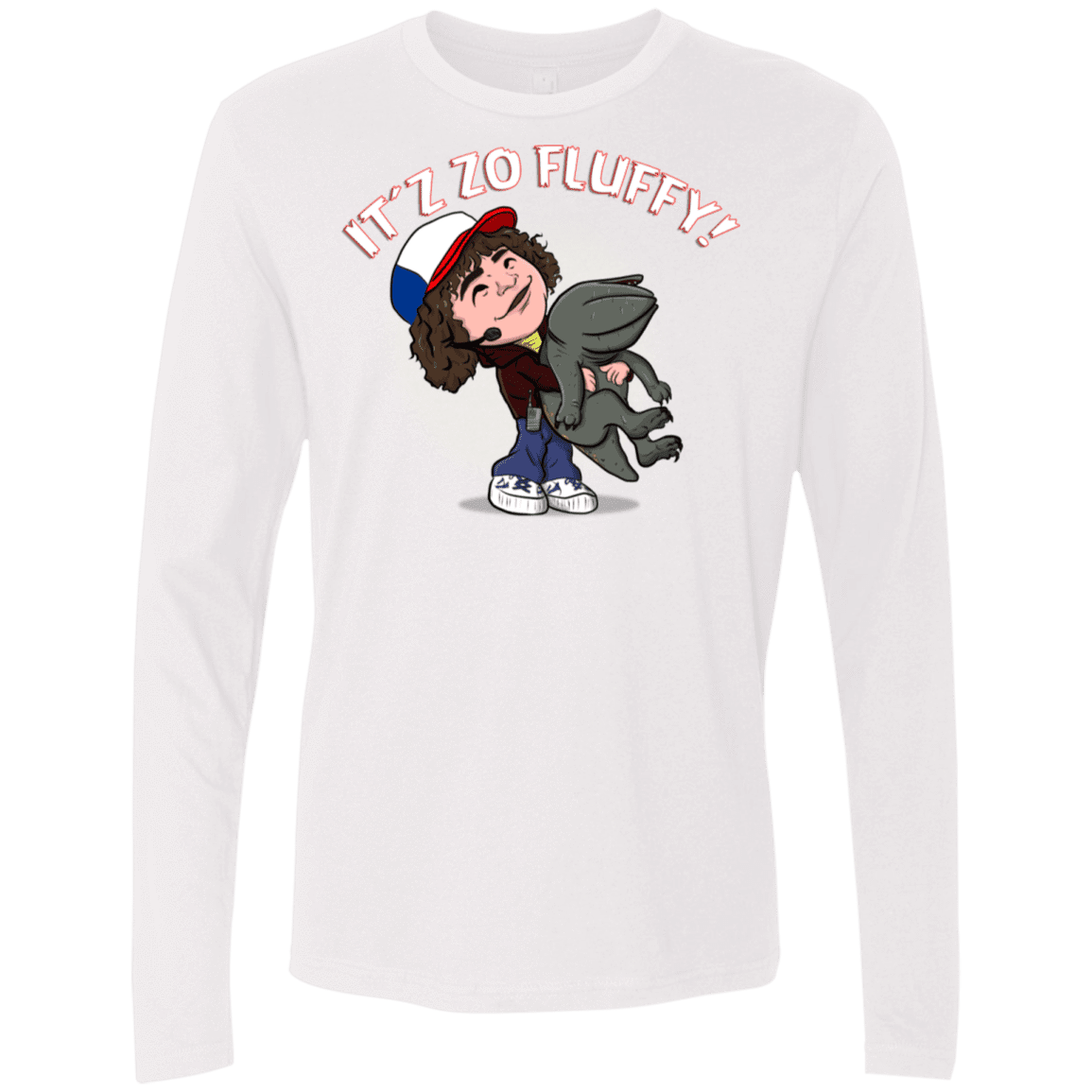 T-Shirts White / S It´z Zo Fluffy Men's Premium Long Sleeve