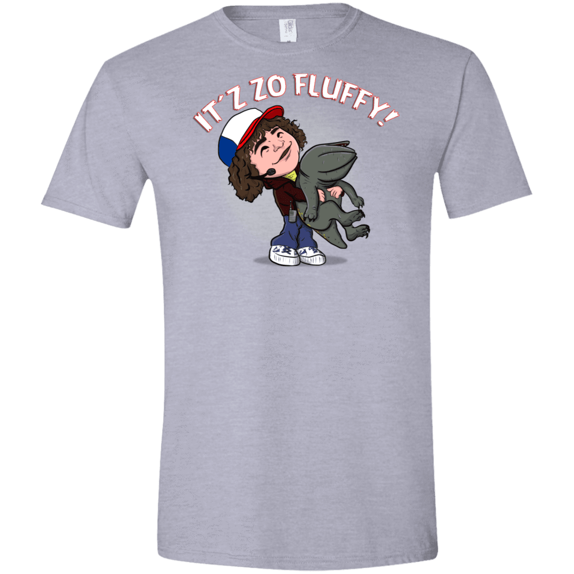 T-Shirts Sport Grey / X-Small It´z Zo Fluffy Men's Semi-Fitted Softstyle