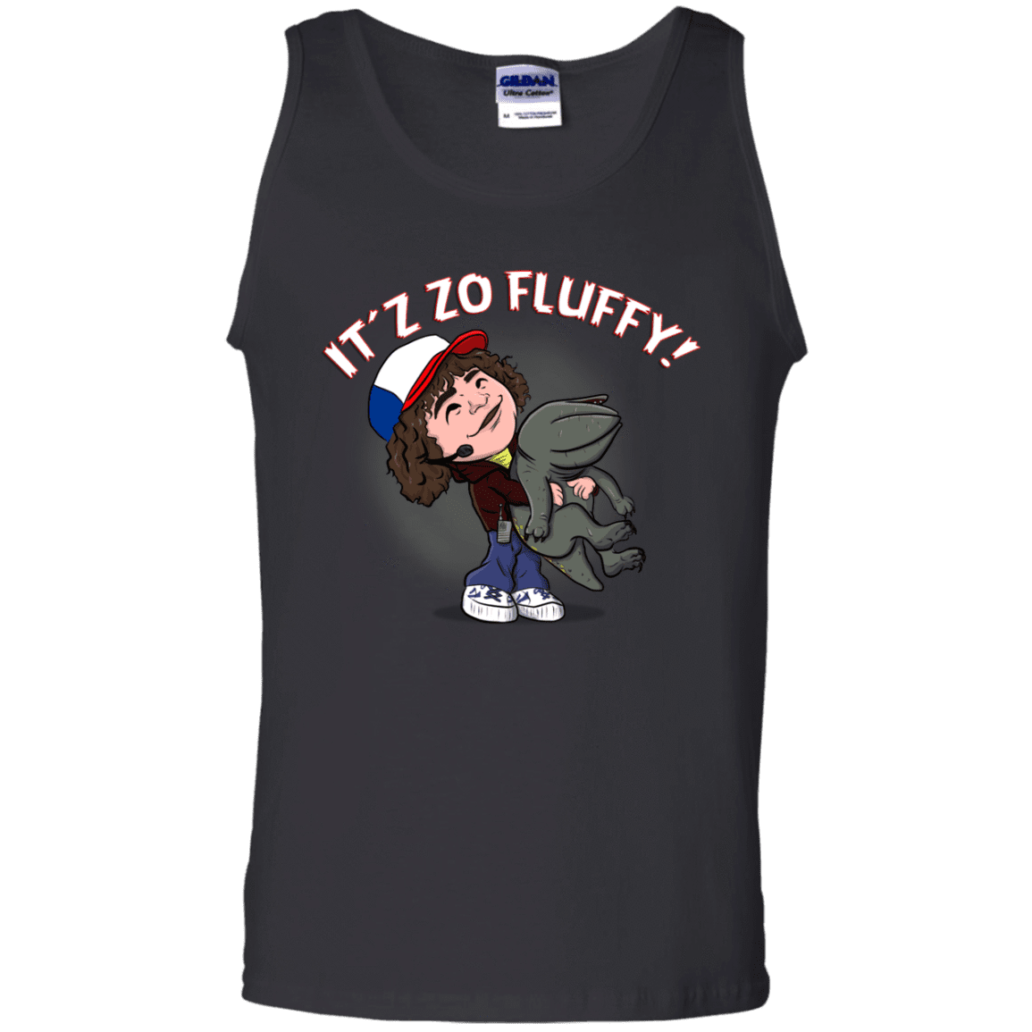 T-Shirts Black / S It´z Zo Fluffy Men's Tank Top