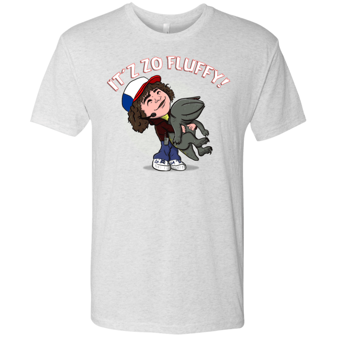 T-Shirts Heather White / S It´z Zo Fluffy Men's Triblend T-Shirt