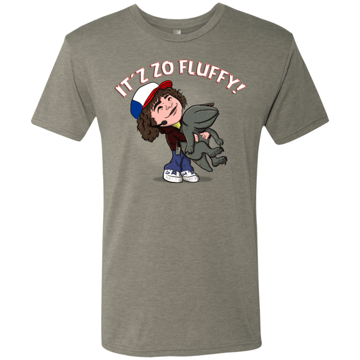 T-Shirts Venetian Grey / S It´z Zo Fluffy Men's Triblend T-Shirt