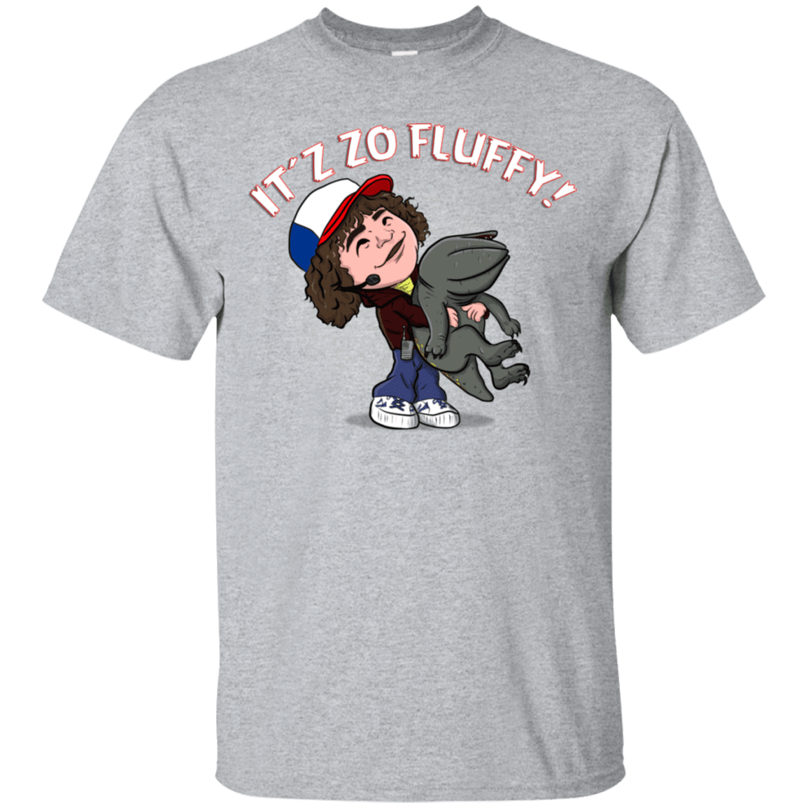 T-Shirts Sport Grey / S It´z Zo Fluffy T-Shirt