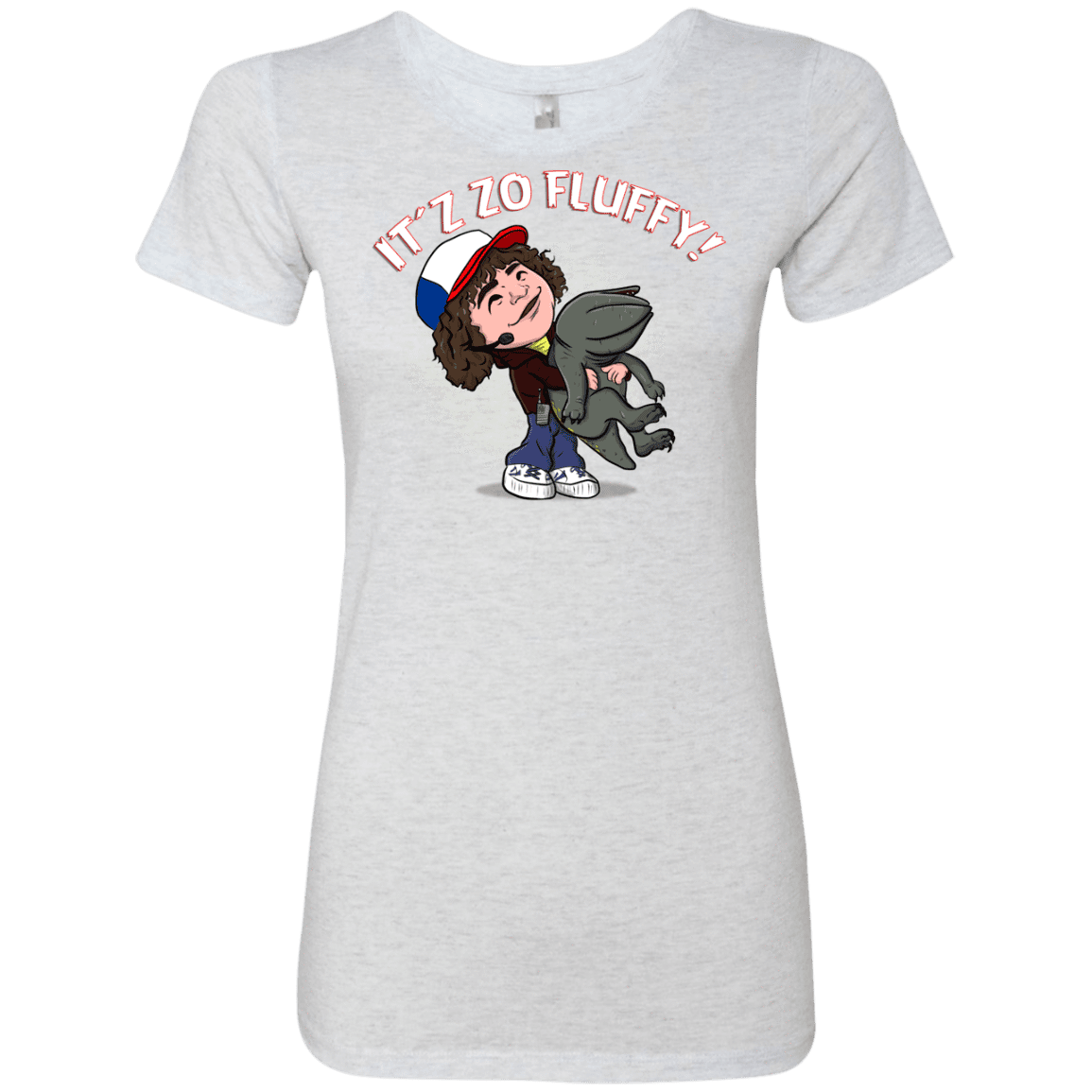 T-Shirts Heather White / S It´z Zo Fluffy Women's Triblend T-Shirt