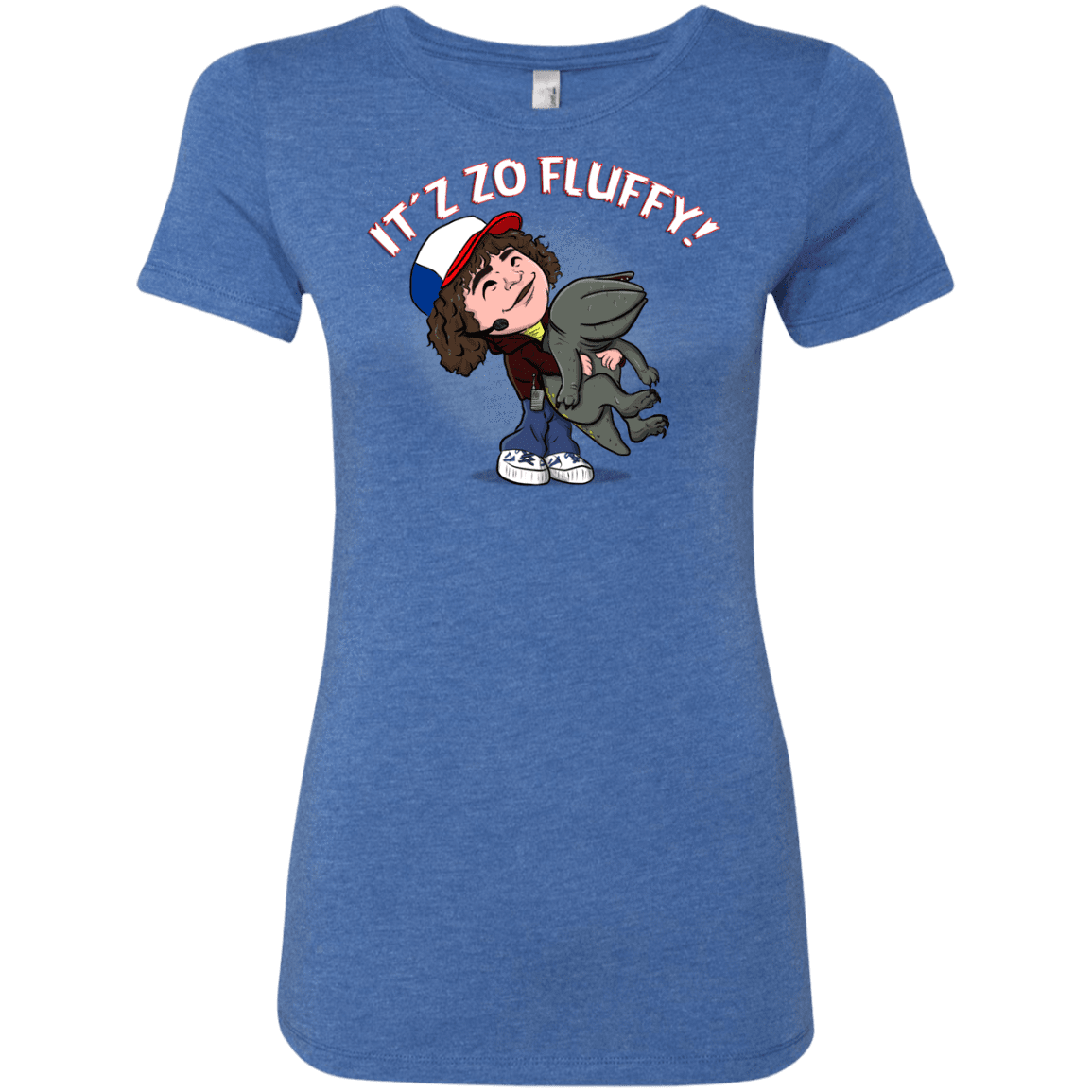 T-Shirts Vintage Royal / S It´z Zo Fluffy Women's Triblend T-Shirt