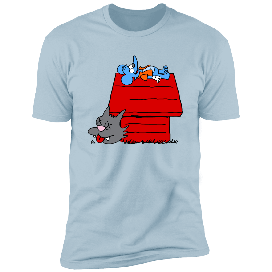 T-Shirts Light Blue / S Itchy and Peanuts Men's Premium T-Shirt