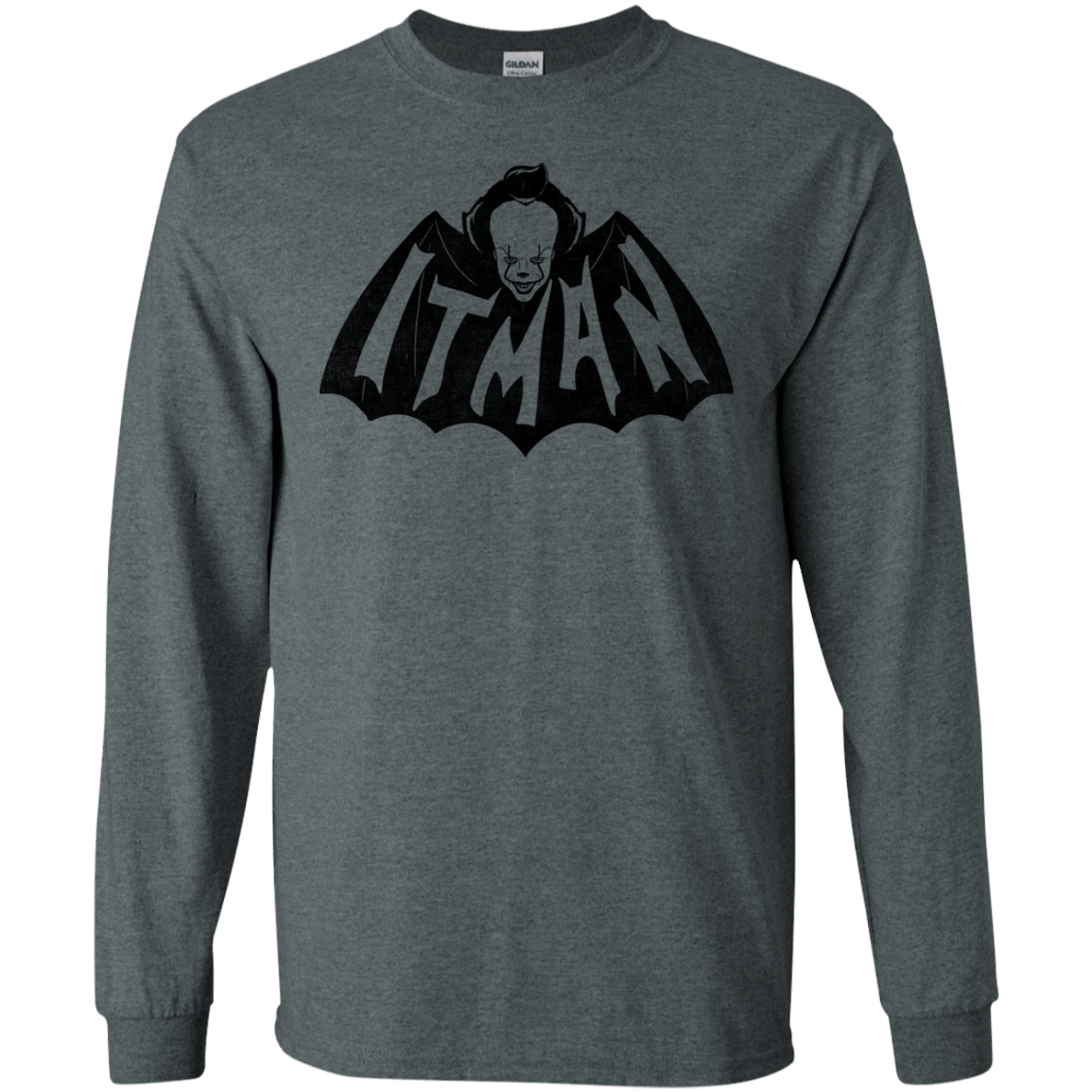 T-Shirts Dark Heather / S ITman Men's Long Sleeve T-Shirt