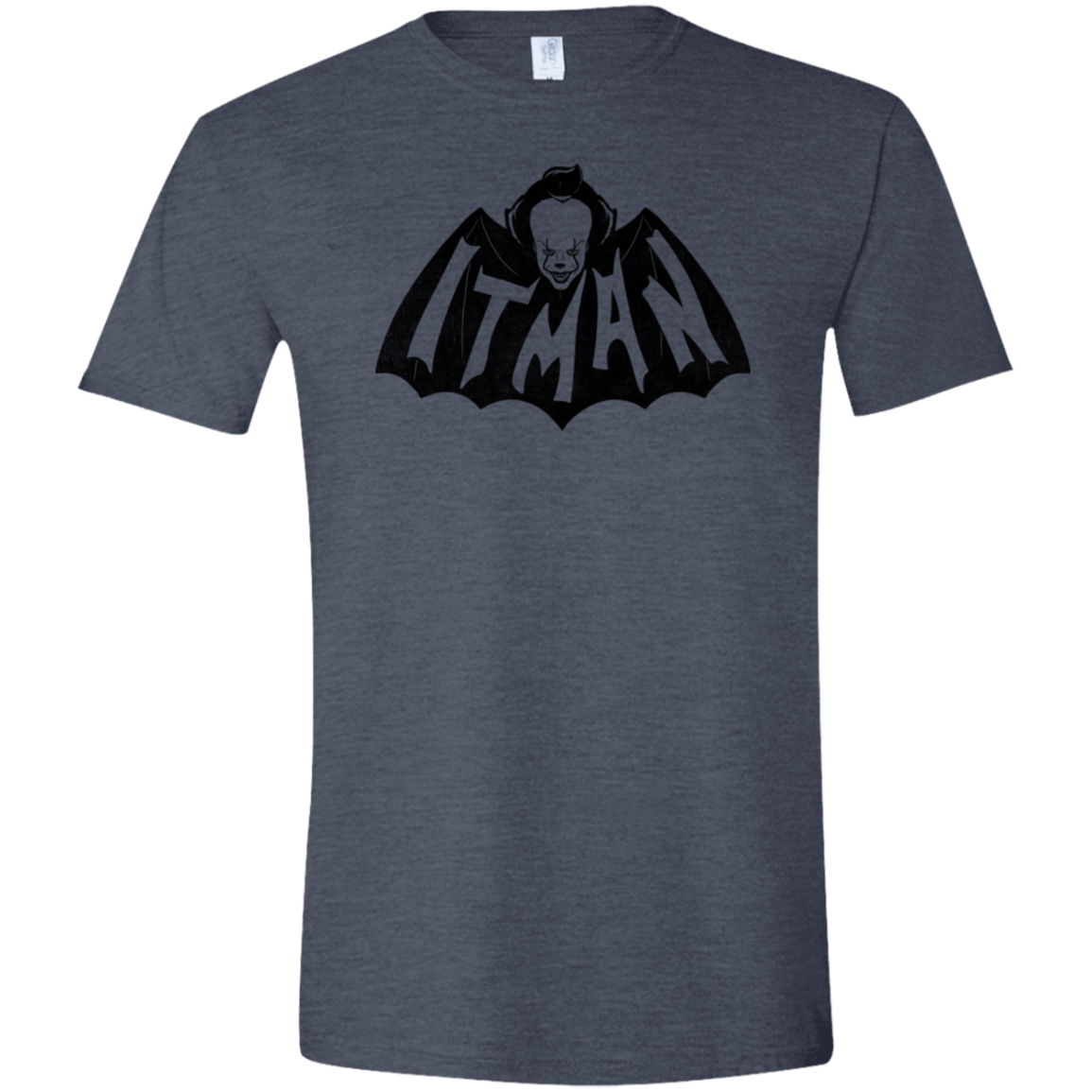 T-Shirts Heather Navy / S ITman Men's Semi-Fitted Softstyle