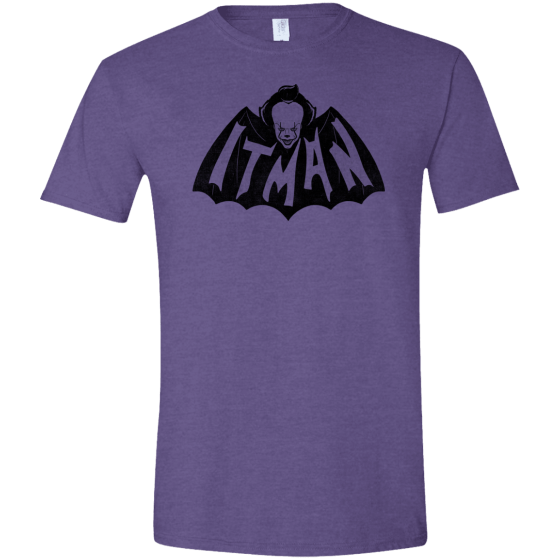 T-Shirts Heather Purple / S ITman Men's Semi-Fitted Softstyle