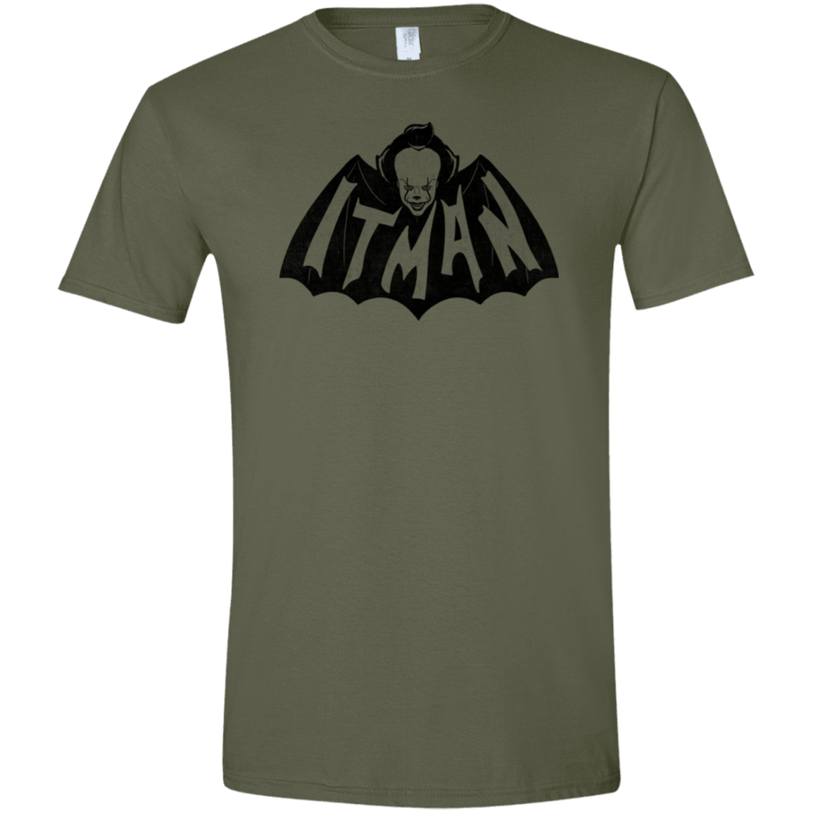 T-Shirts Military Green / S ITman Men's Semi-Fitted Softstyle