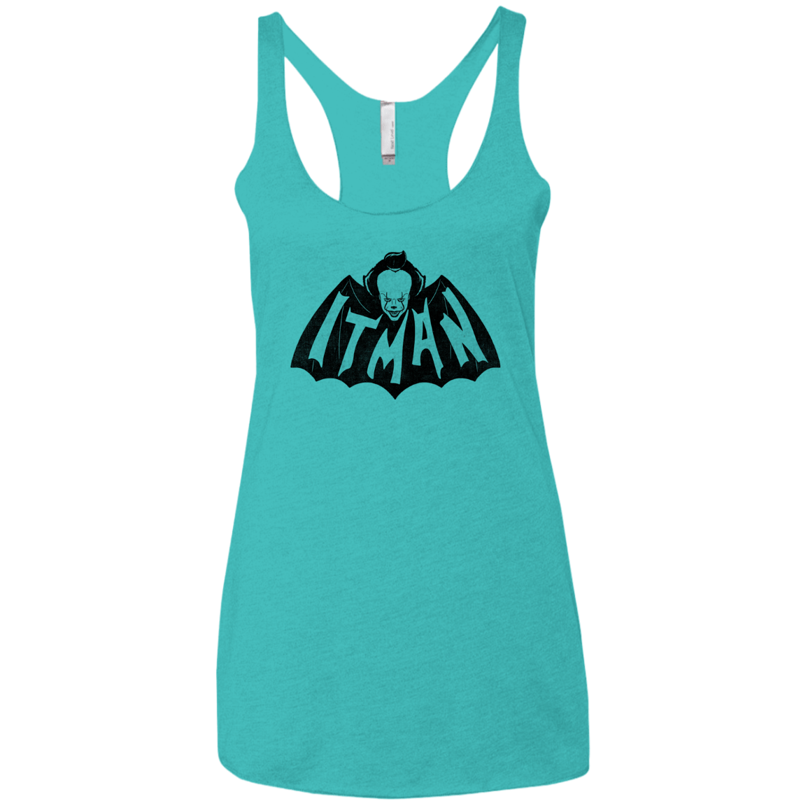 T-Shirts Tahiti Blue / X-Small ITman Women's Triblend Racerback Tank