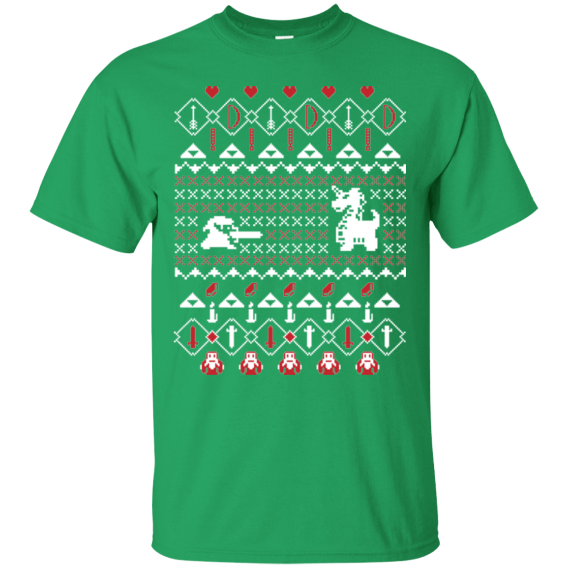 T-Shirts Irish Green / Small Its Dangerous To Go Alone At Christmas T-Shirt
