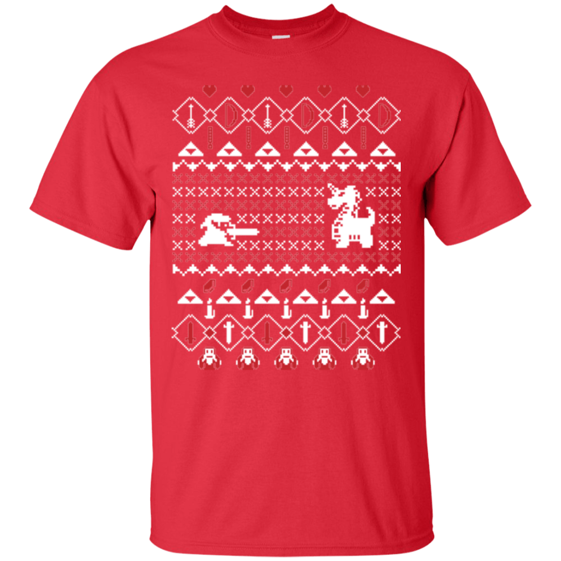 T-Shirts Red / Small Its Dangerous To Go Alone At Christmas T-Shirt