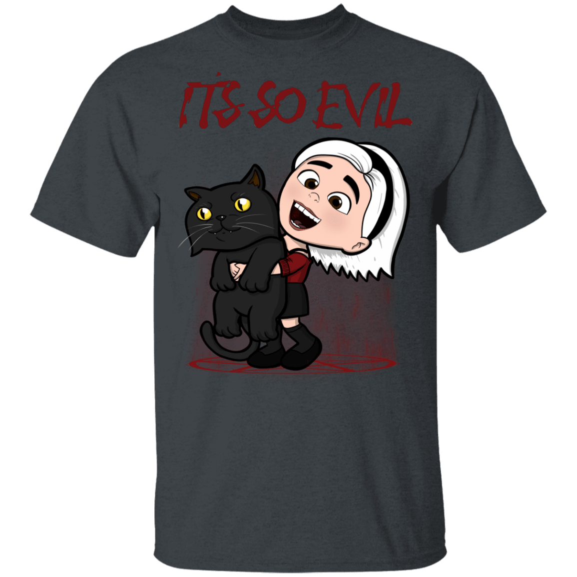 T-Shirts Dark Heather / S Its So Evil T-Shirt