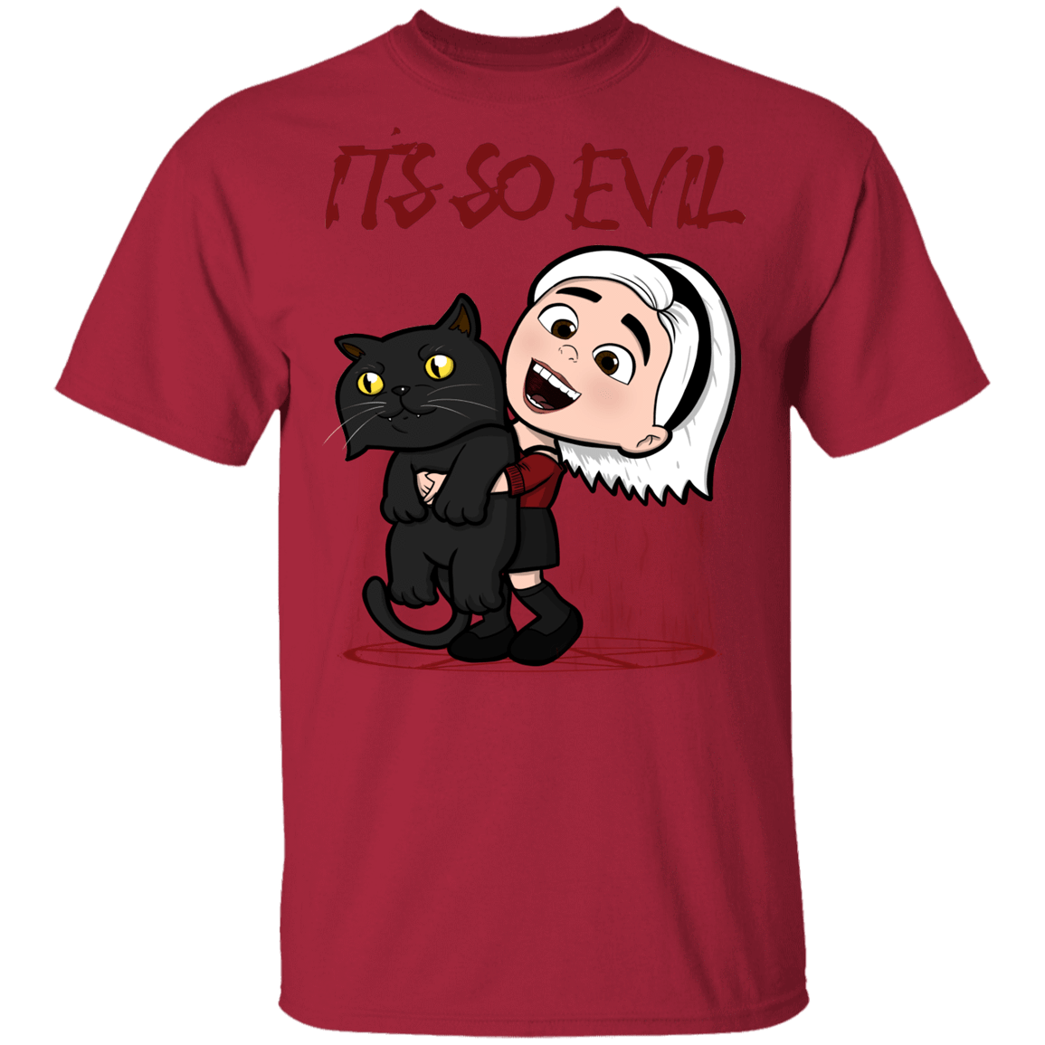 T-Shirts Cardinal / YXS Its So Evil Youth T-Shirt