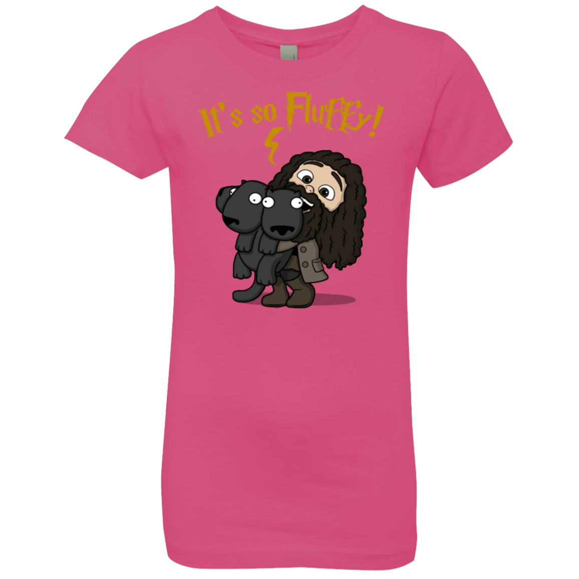 T-Shirts Hot Pink / YXS Its So Fluffy Girls Premium T-Shirt
