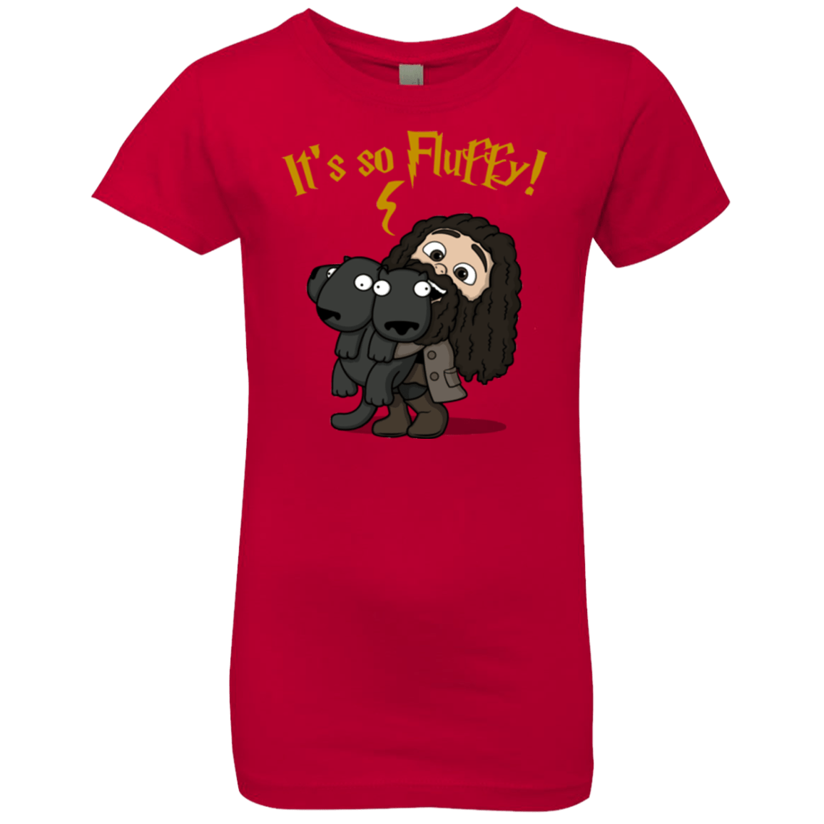 T-Shirts Red / YXS Its So Fluffy Girls Premium T-Shirt