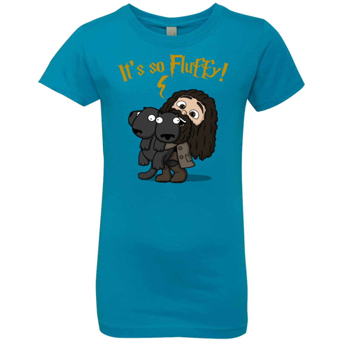 T-Shirts Turquoise / YXS Its So Fluffy Girls Premium T-Shirt