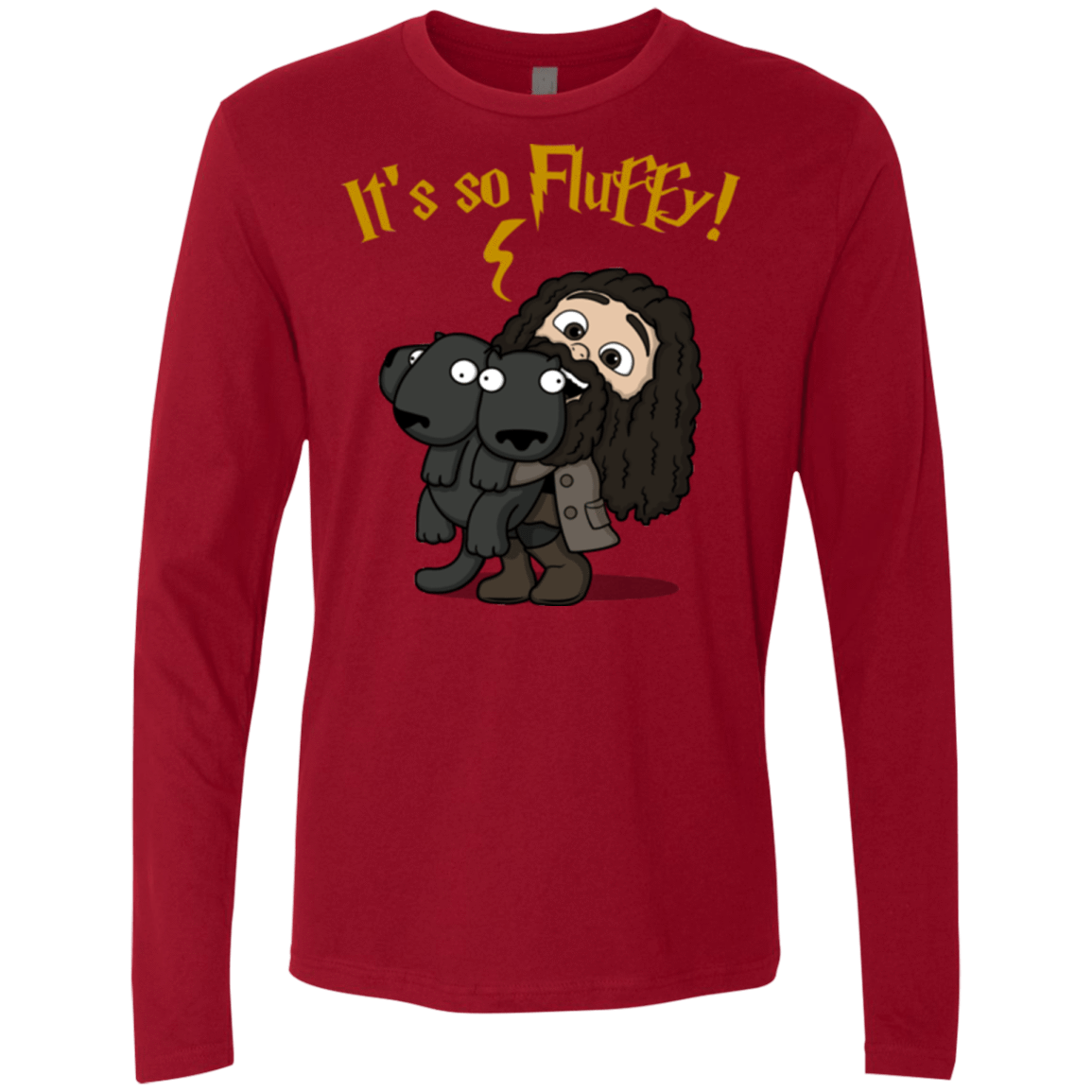 T-Shirts Cardinal / Small Its So Fluffy Men's Premium Long Sleeve