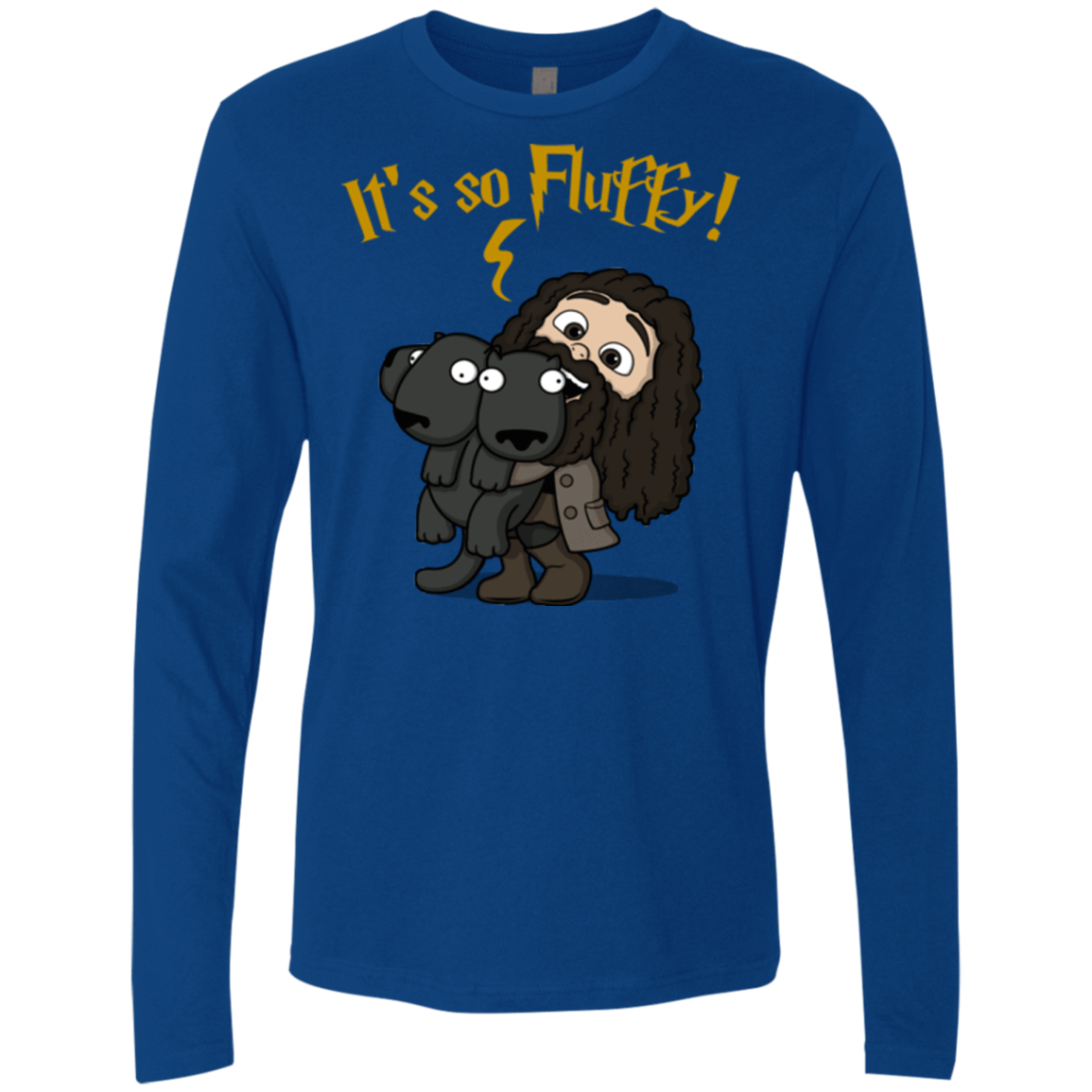 T-Shirts Royal / Small Its So Fluffy Men's Premium Long Sleeve