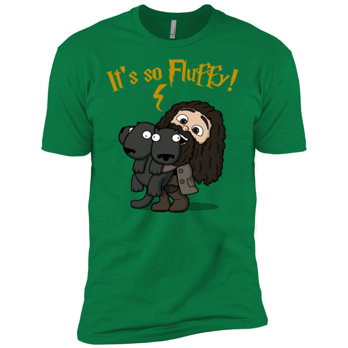 T-Shirts Kelly Green / X-Small Its So Fluffy Men's Premium T-Shirt