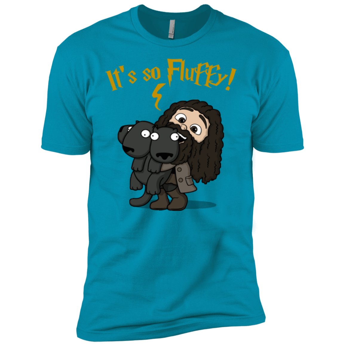 T-Shirts Turquoise / X-Small Its So Fluffy Men's Premium T-Shirt