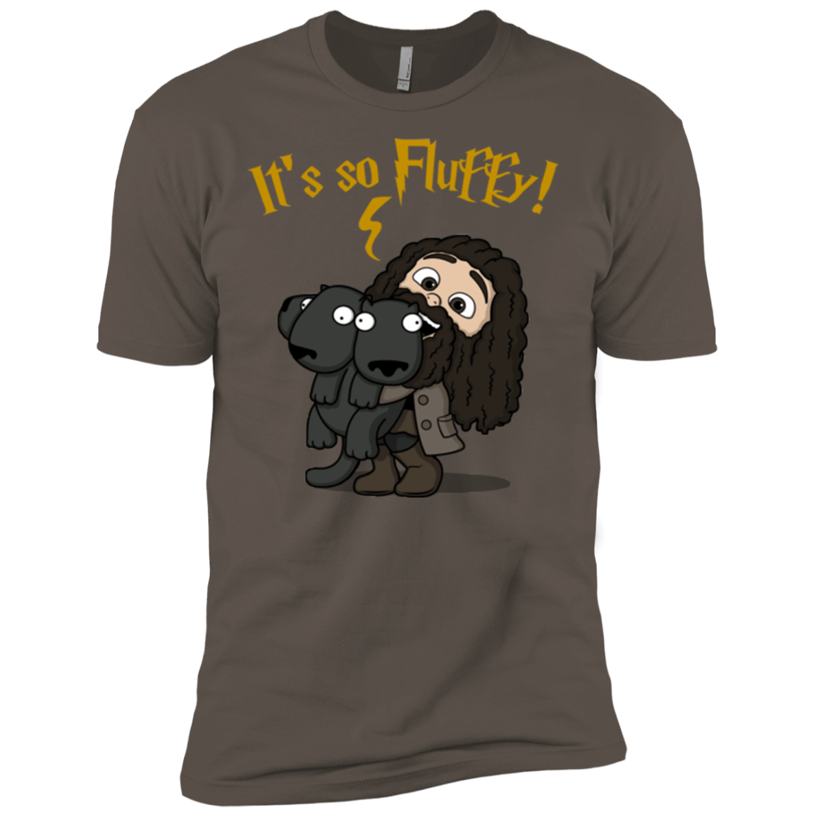 T-Shirts Warm Grey / X-Small Its So Fluffy Men's Premium T-Shirt