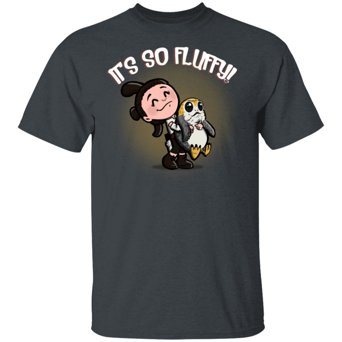 T-Shirts Dark Heather / S Its So Fluffy T-Shirt