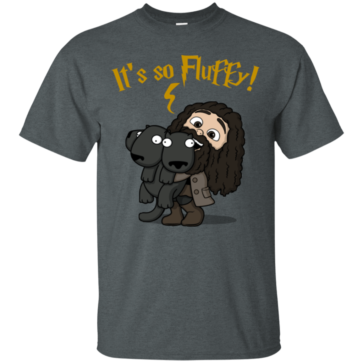 T-Shirts Dark Heather / Small Its So Fluffy T-Shirt