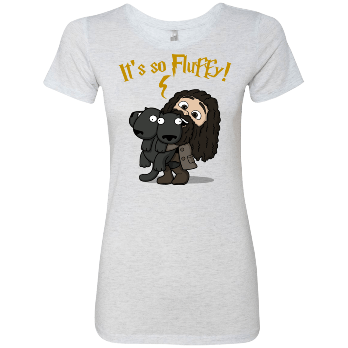 T-Shirts Heather White / Small Its So Fluffy Women's Triblend T-Shirt